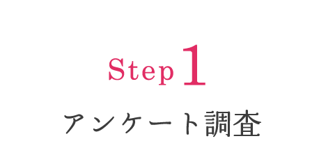 Step1／アンケート調査