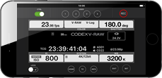 VARICAM PURE HOME画面（iPhone）