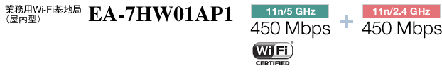 業務用Wi-Fi基地局(屋内型) EA-7HW01AP1