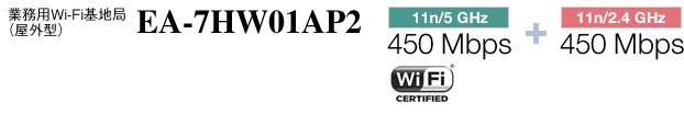 業務用Wi-Fi基地局(屋外型) EA-7HW01AP2